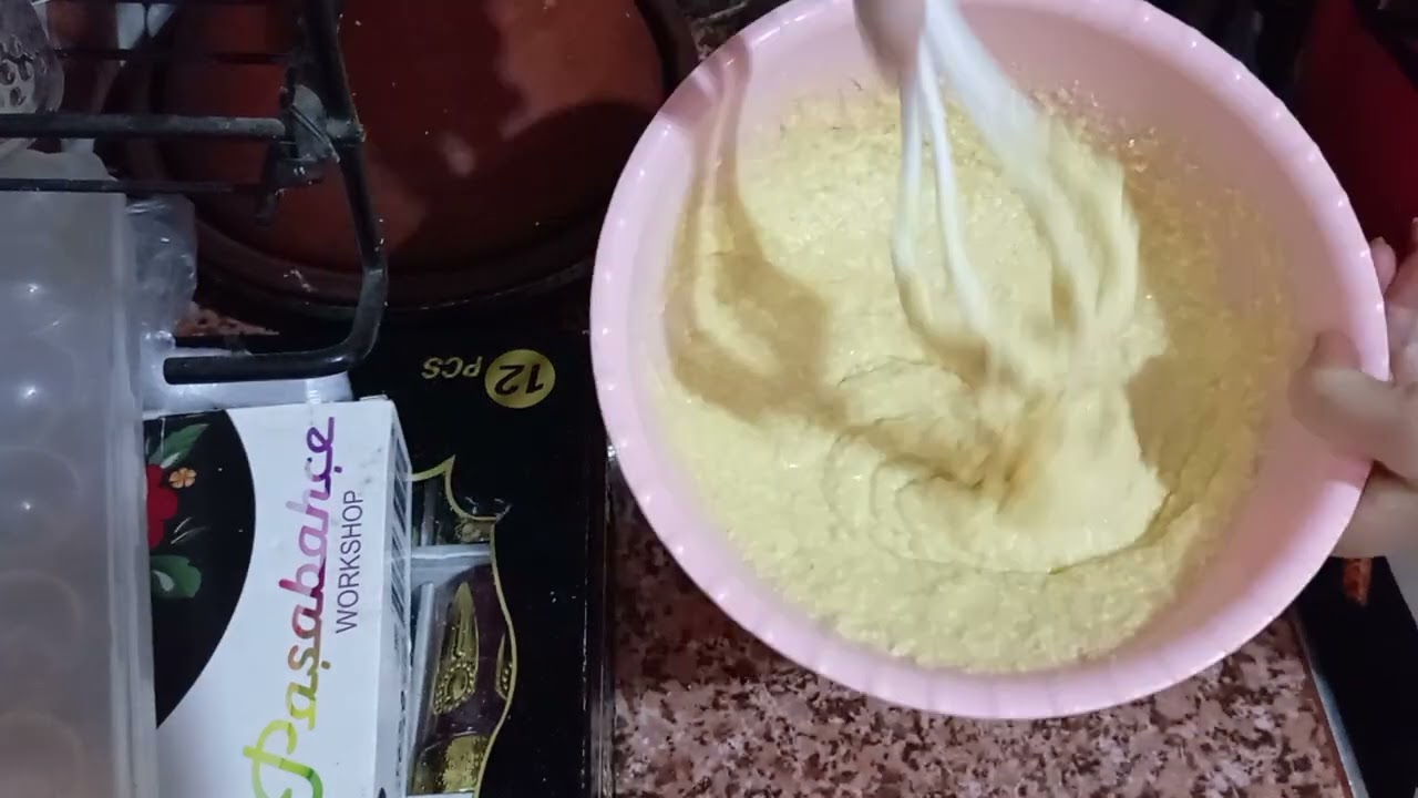 بسبوسة بجوزالهند بمذاق ولا اروع فرحروا بها وليداتكم