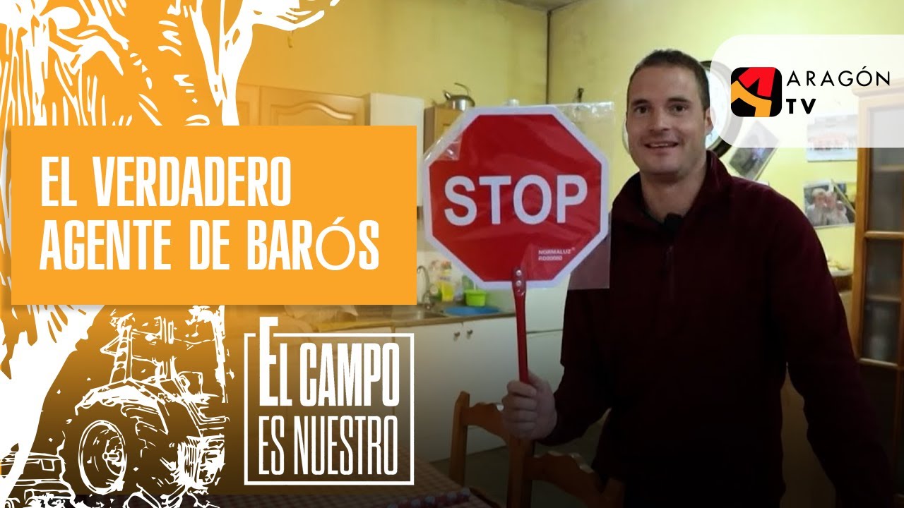 El auténtico agente de la autoridad viaria de Barós.