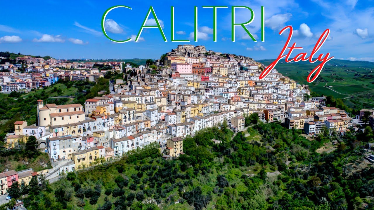 Calitri Campania, Beautiful 4k Drone Video tour of Calitri Avellino