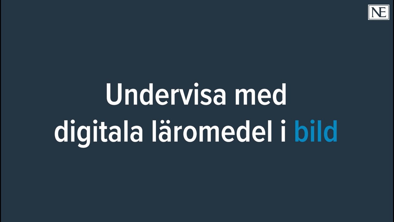 Undervisa med digitala läromedel i bild