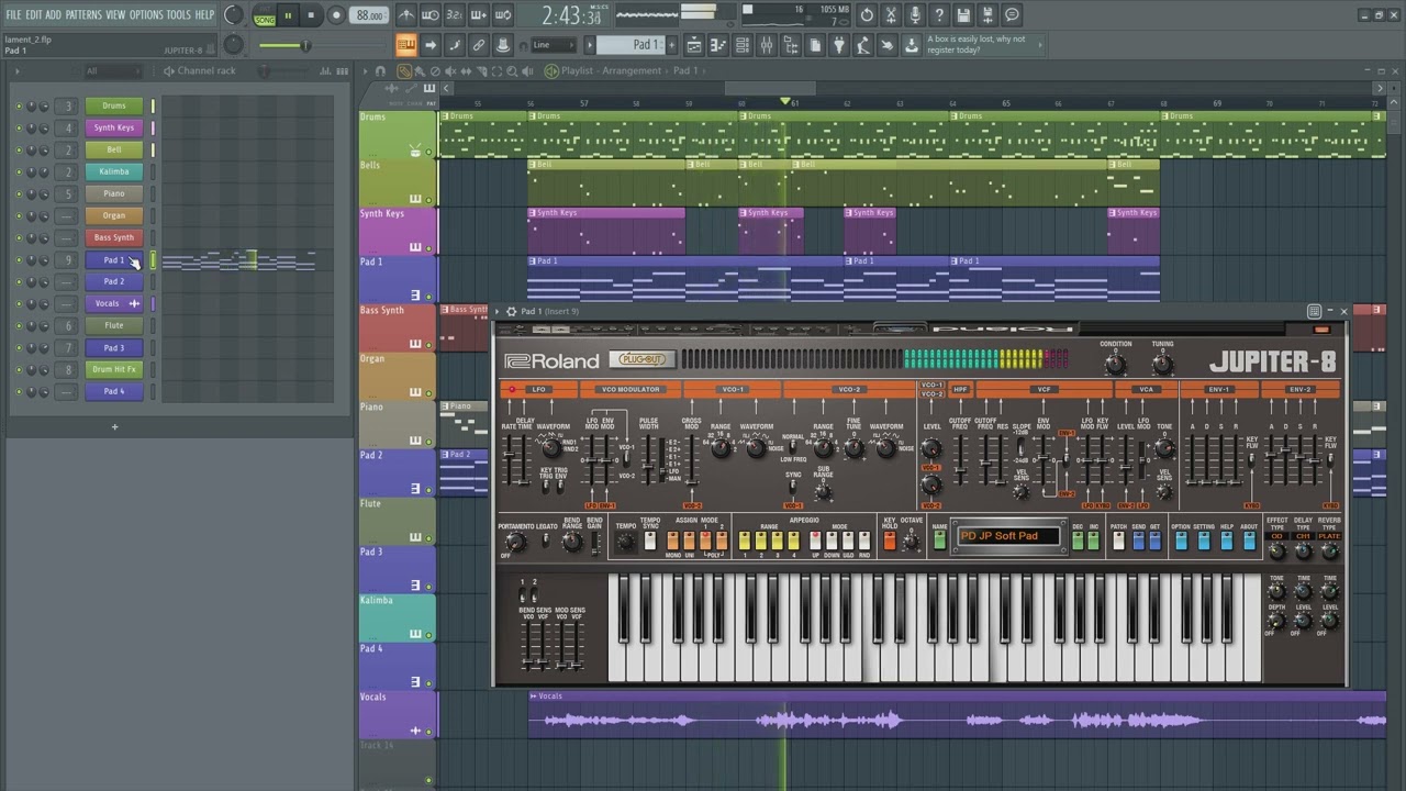 Ultravox - Lament - MK Remake Extended Mix