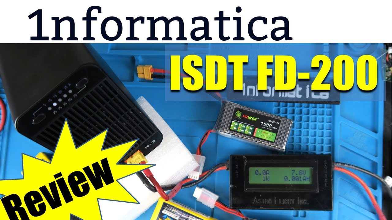 ISDT FD 200 200W 25A Bluetooth Control Discharger 2 to 8S LiPo Review