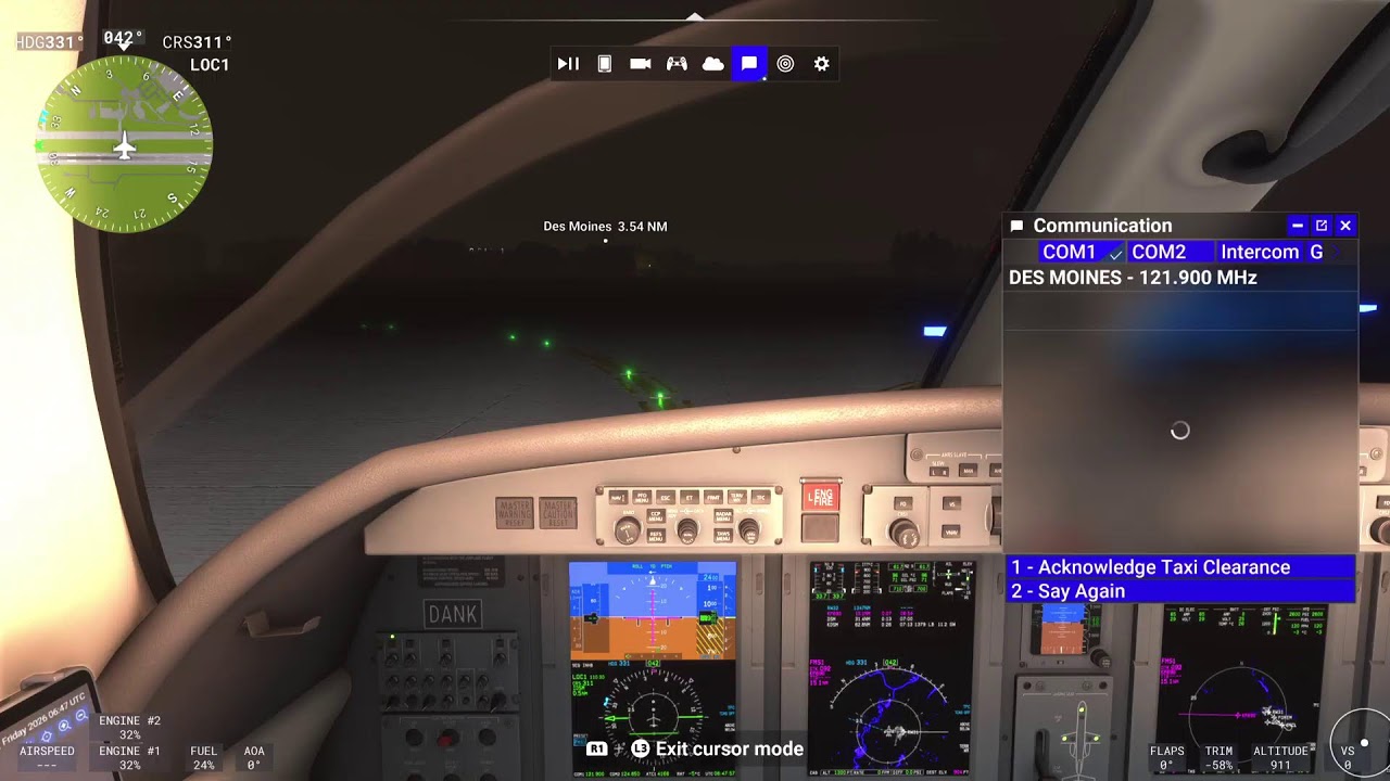 Microsoft Flight Simulator - Sonoma to Iowa - Now Boarding