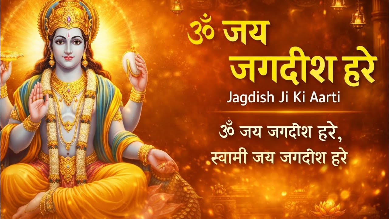 ॐ जय जगदीश हरे | Jagdish Ji Ki Aarti | Dhan Prapti & Sukh Samriddhi