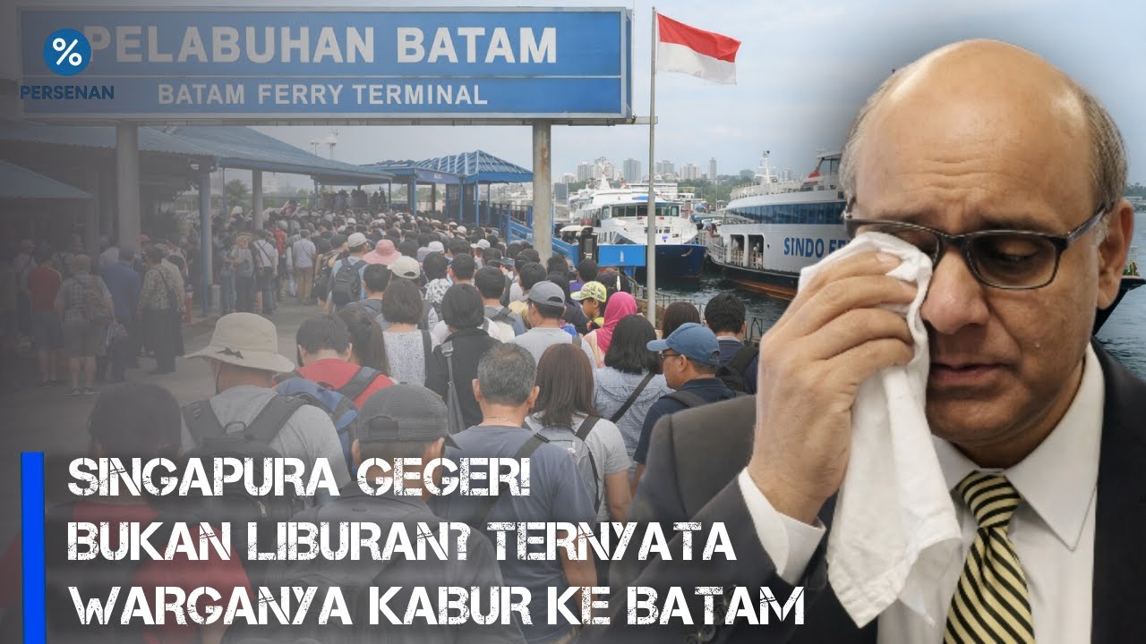 Singapura Kaya Tapi Warganya Sengsara? Meraka Malah Kabur Ke Batam