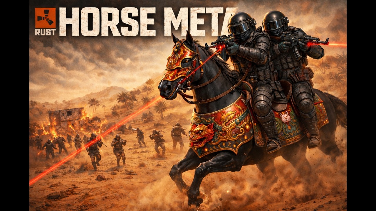 How THE BEST RUST DUO controls THE ENTIRE SERVER using HORSES