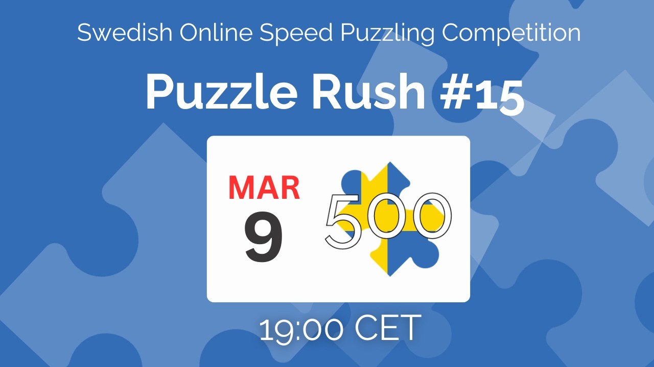 Puzzle Rush #15 - Speed Puzzle Competition