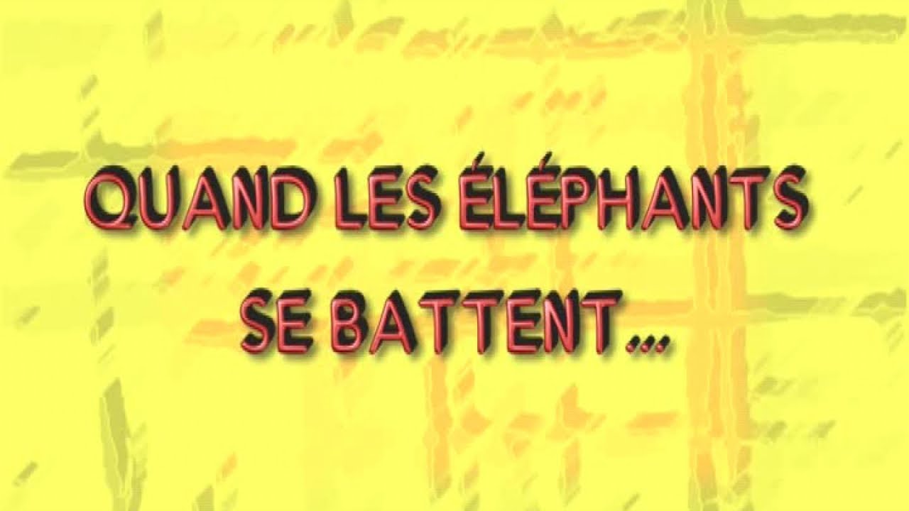 QUAND LES ELEPHANTS SE BATTENT ...SAISON1 EP3 - BURKINA FASO