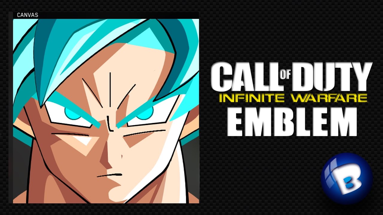 Infinite Warfare Emblem Tutorial 005 -  Goku Super Saiyan Blue  by Babifoot