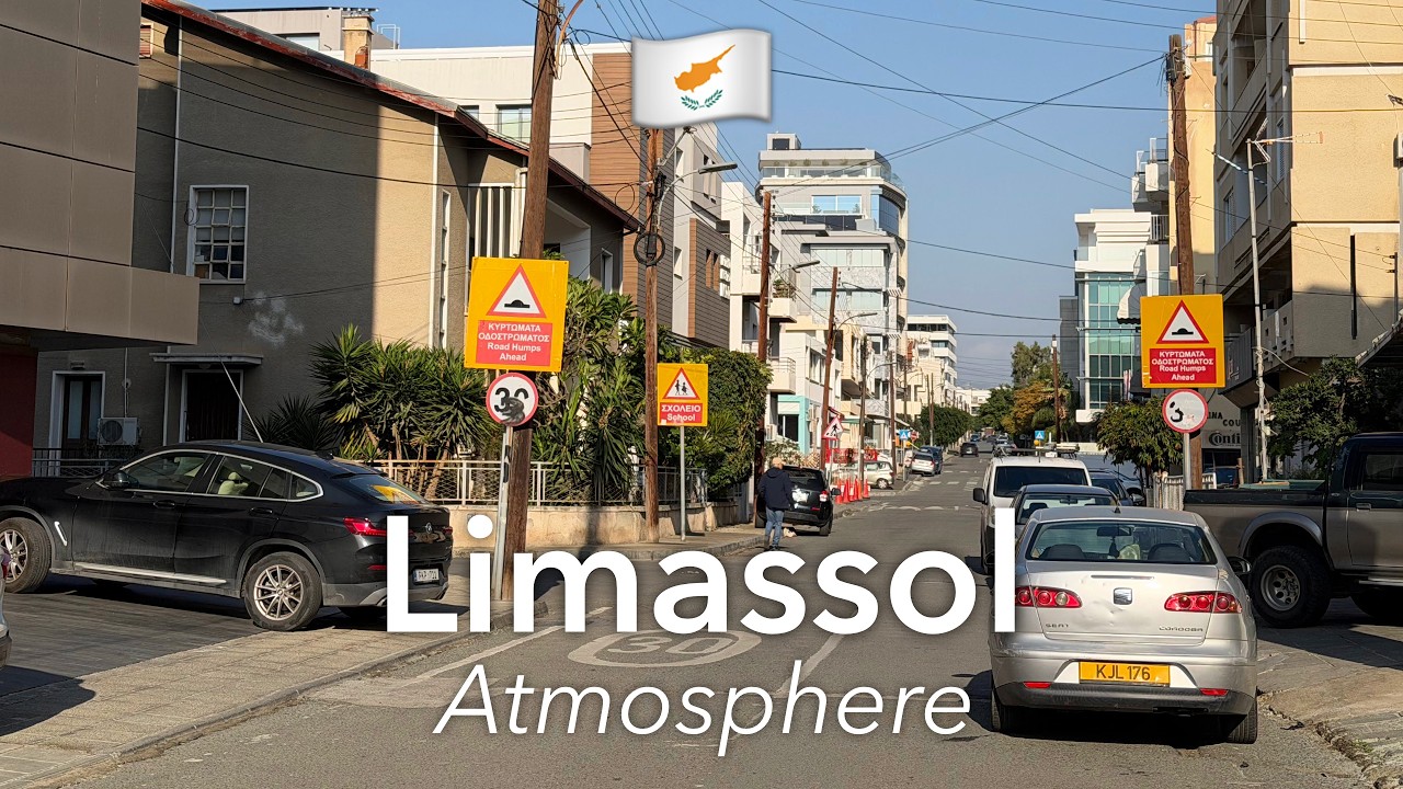 🇨🇾 Прогулка по Лимасолу и Атмосфера Города в 4K | Кипр