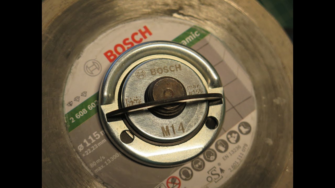 оснастка: NEW! Bosch 2608000684 - быстрогайка М14 для GWS (УШМ, болгарка)