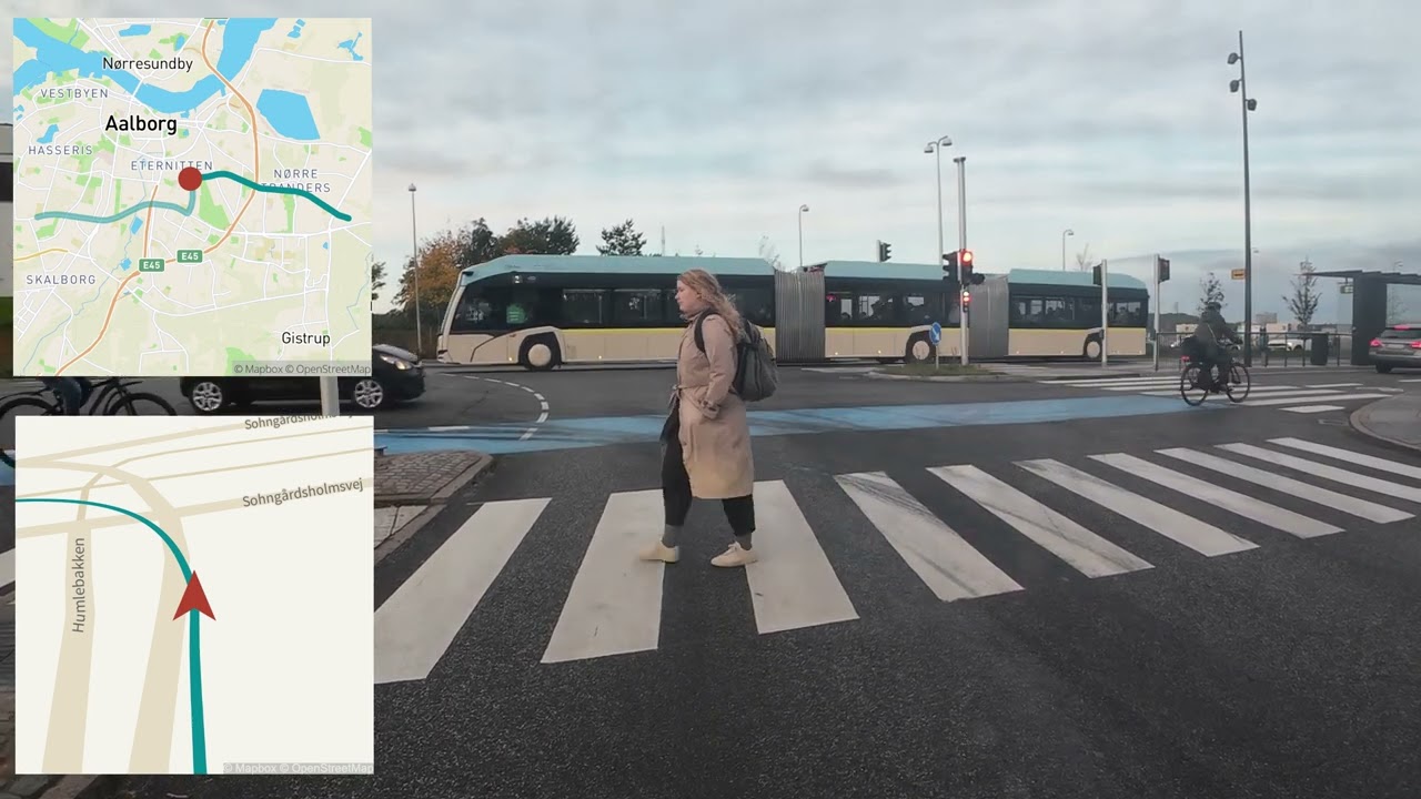 Linje 5 fra Troensevej mod Skelagergården  Aalborg