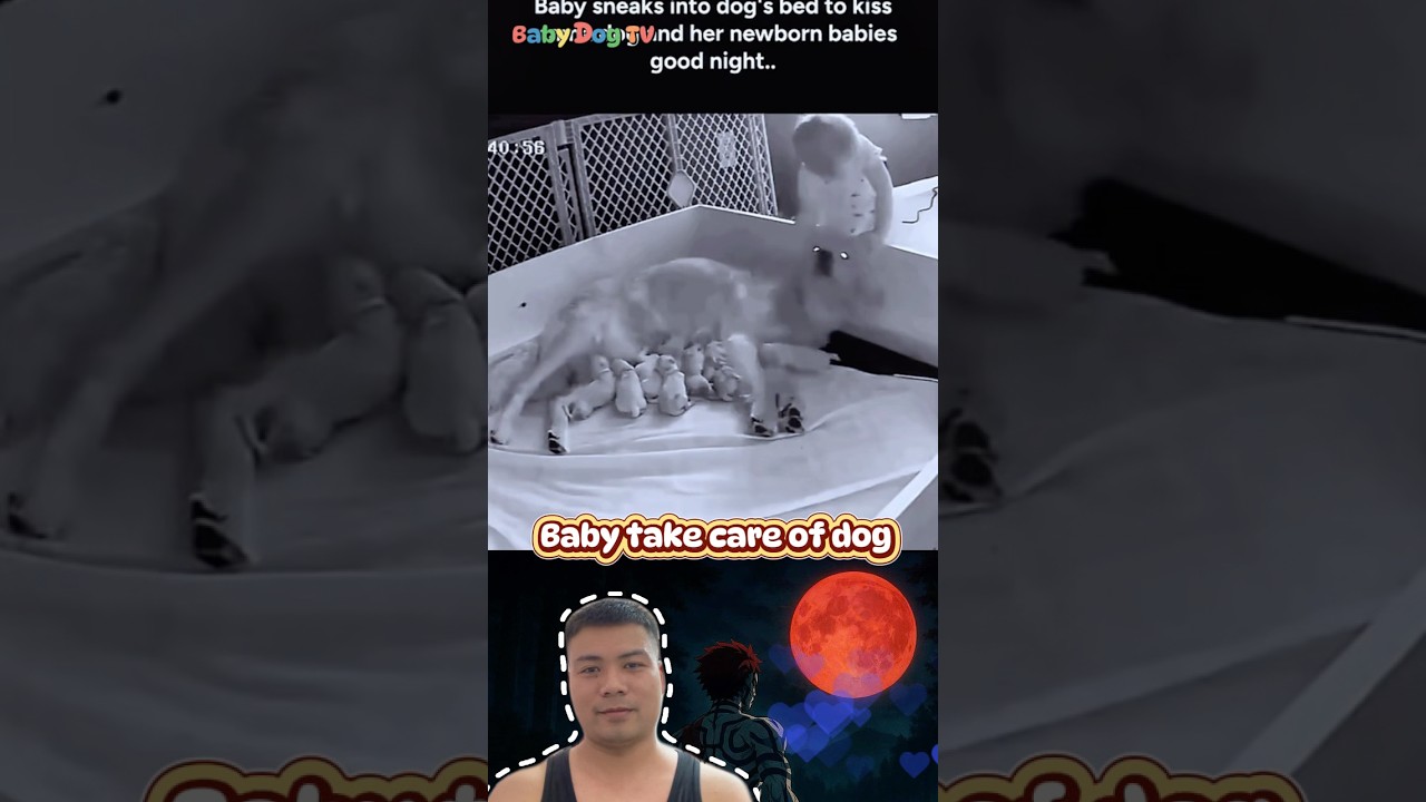 Heartwarming stories about babies and dogs #dog #funny #shortsfunny #cute #love #baby