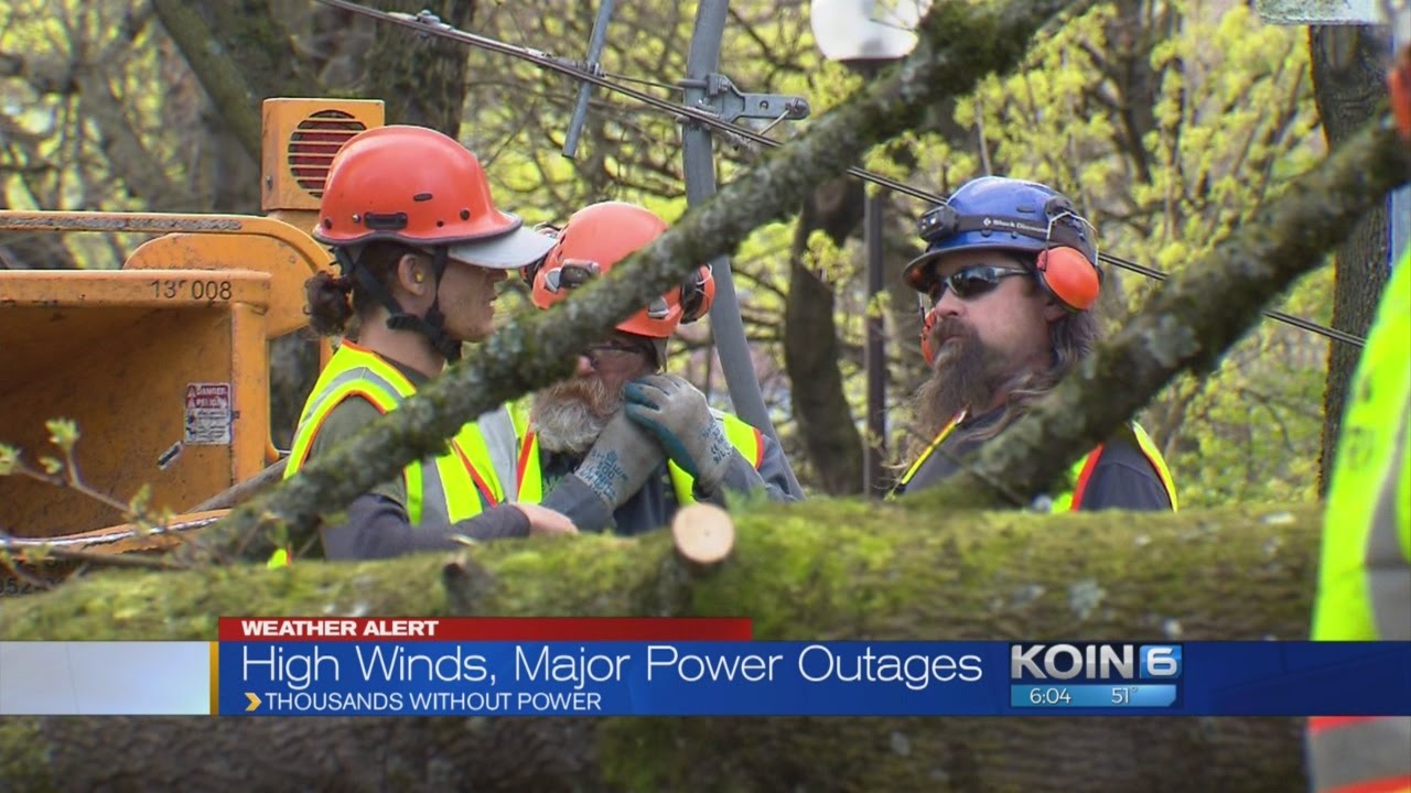City still cleaning up after wind storm