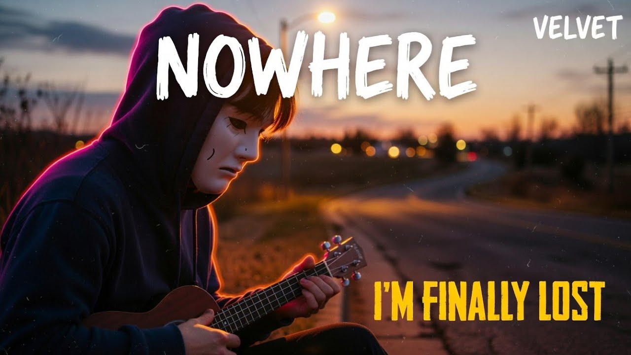 Velvet - Nowhere (Official Lyric Video) | Sad Indie Pop & Lo-Fi Ukulele
