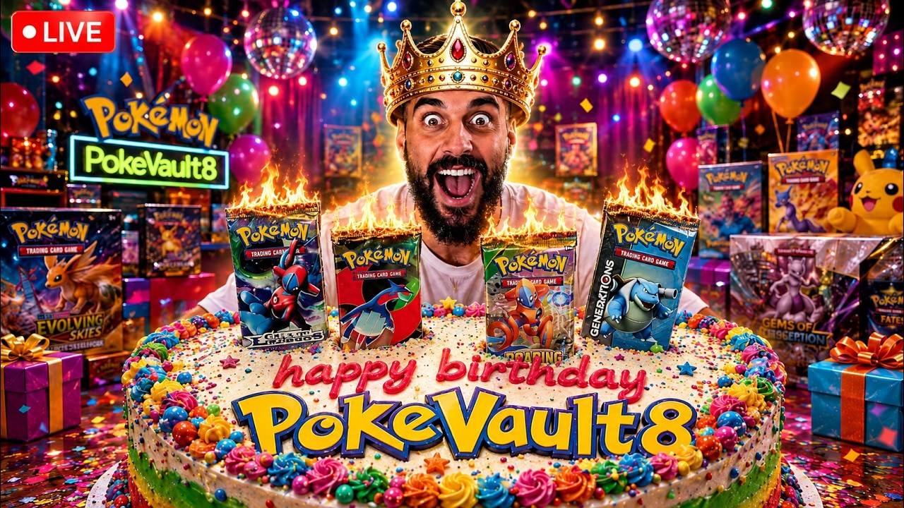 I'M YOLO RIPPING MY POKEMON COLLECTION FOR MY BIRTHDAY!