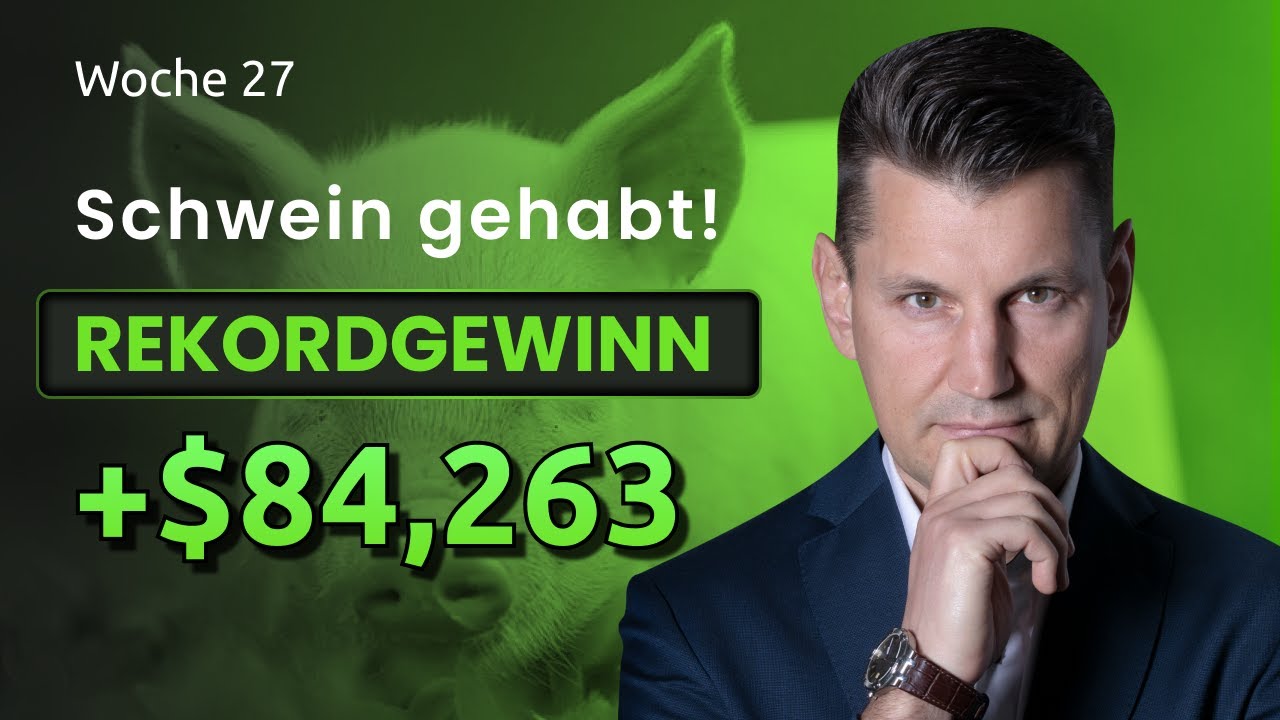 Rekordgewinn im Trading mit Rohstoffen- und Futures KW27 Max Schulz COT Strategie