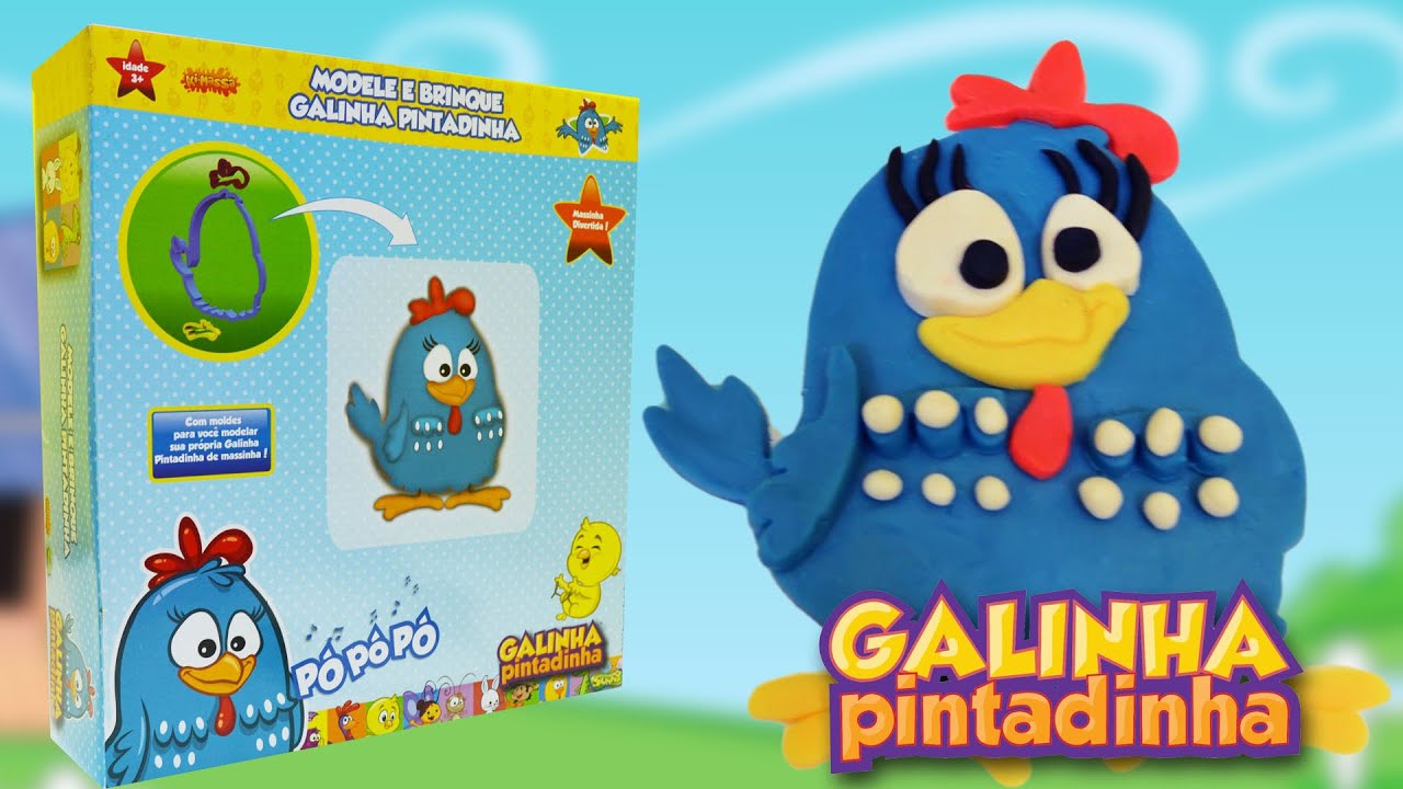 Galinha Pintadinha - Brinquedo com Massinha de Modelar
