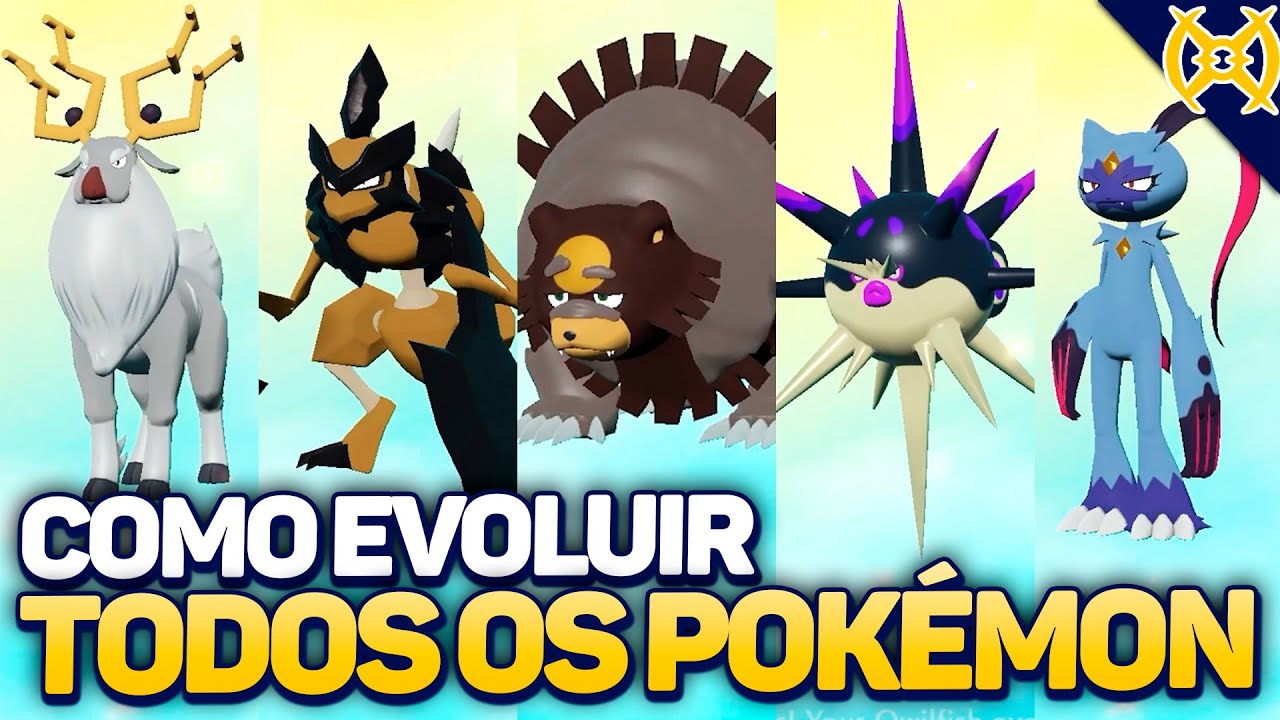 Como EVOLUIR TODOS OS NOVOS POKÉMON de Pokémon Legends Arceus