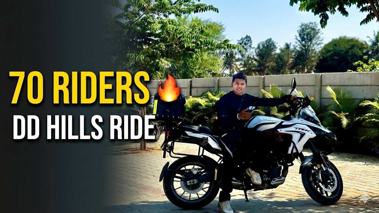 70 Bike Convoy Ride 🔥 | Recoil Breakfast Ride to DD Hills | Panigale V2 Moment 🏍️