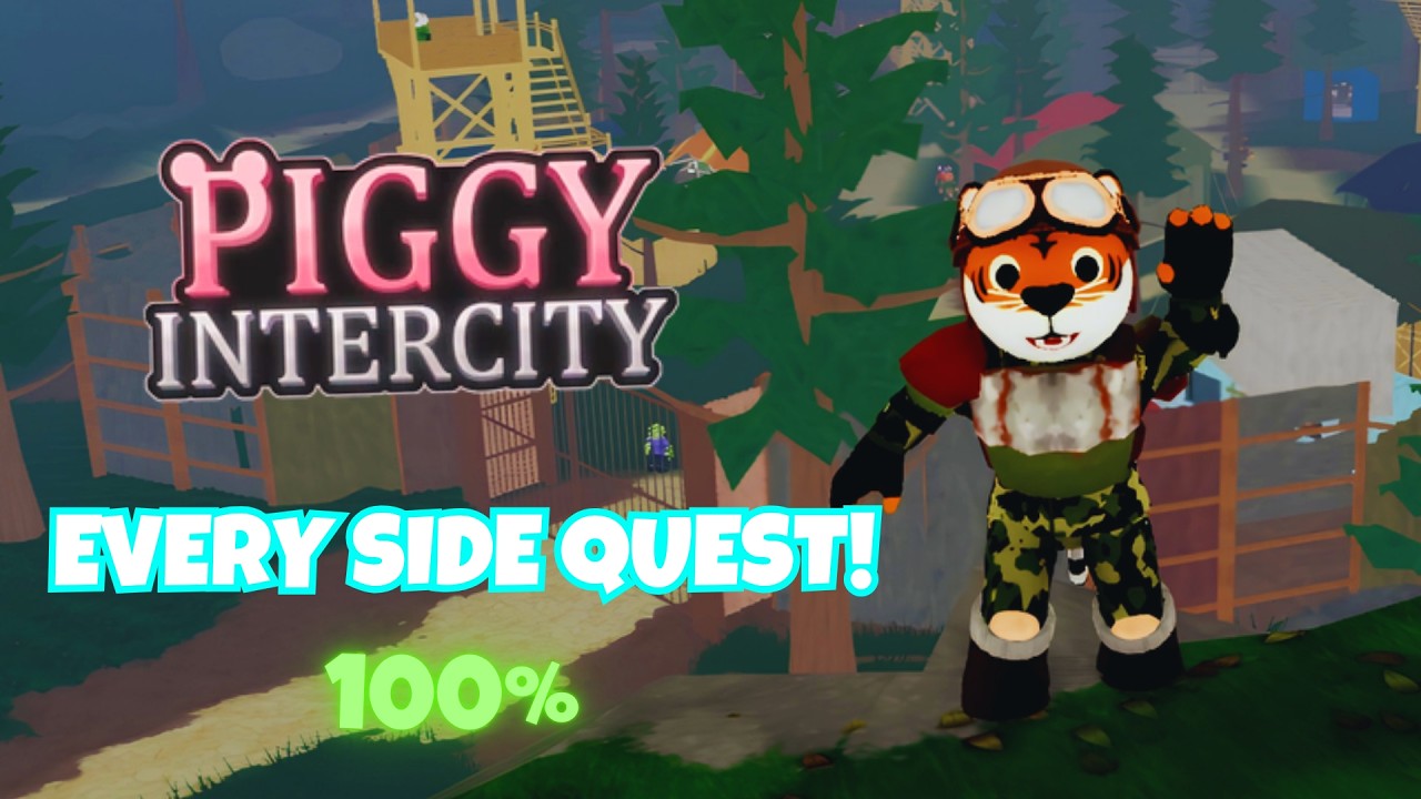 How To COMPLETE All Side Quests Piggy Intercity! | Roblox