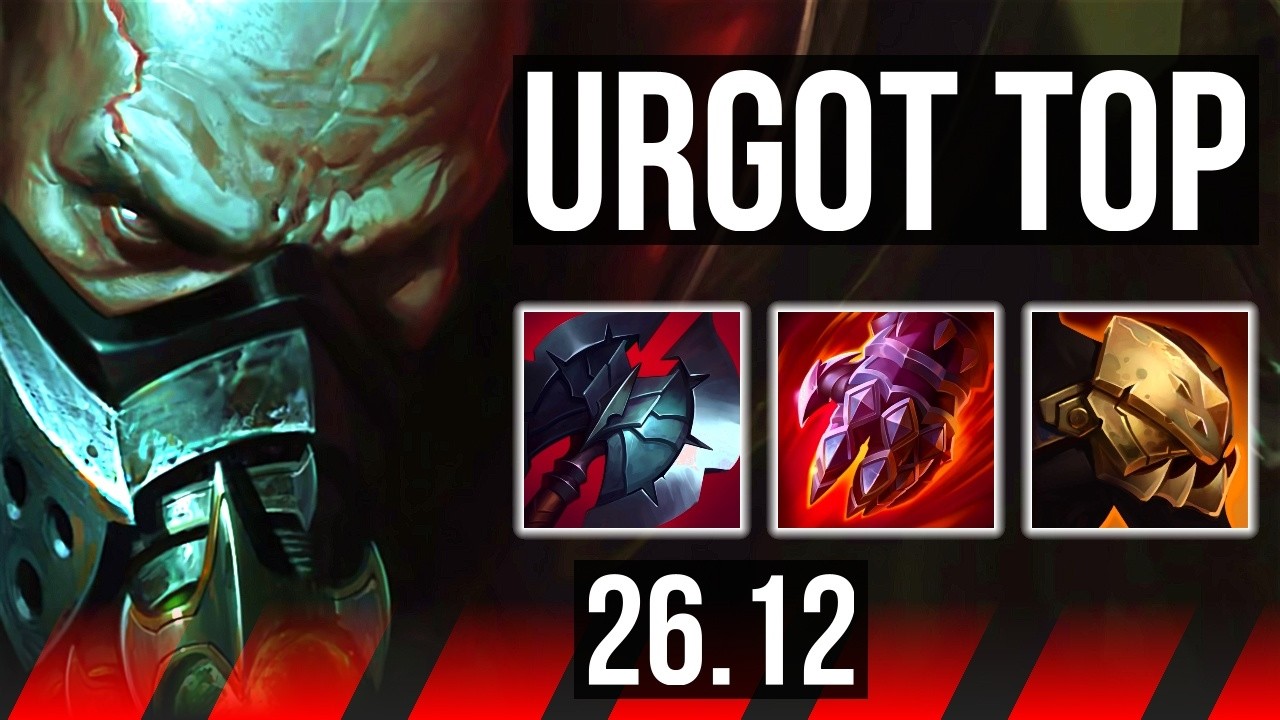 URGOT vs DARIUS (TOP) | EUW Diamond | 26.12
