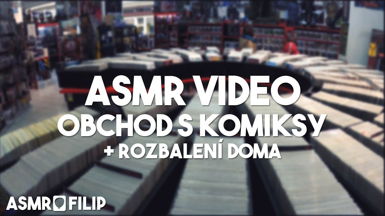 ASMR CZ - Kupuji komiks za 600 Kč a doma rozbaluji