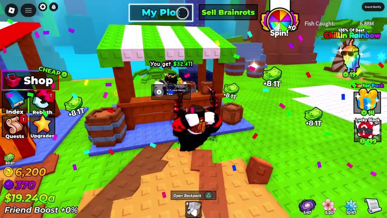 My Fishing Brainrots Admin Abuse