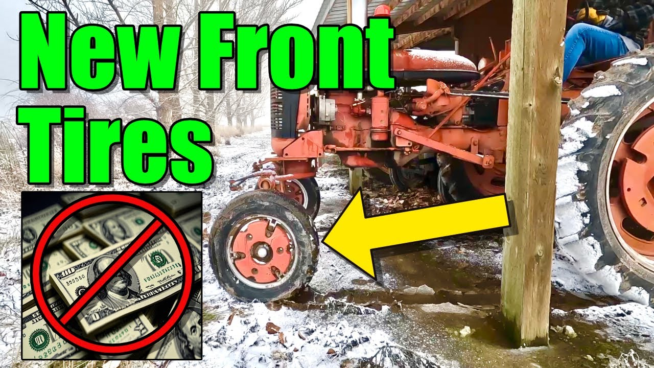 Farmall Super C — доступный вариант новых передних шин!