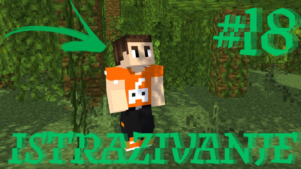 Minecraft Preživljavanje Divljina EP 18-ISTRAZIVANJE DIVLJINE