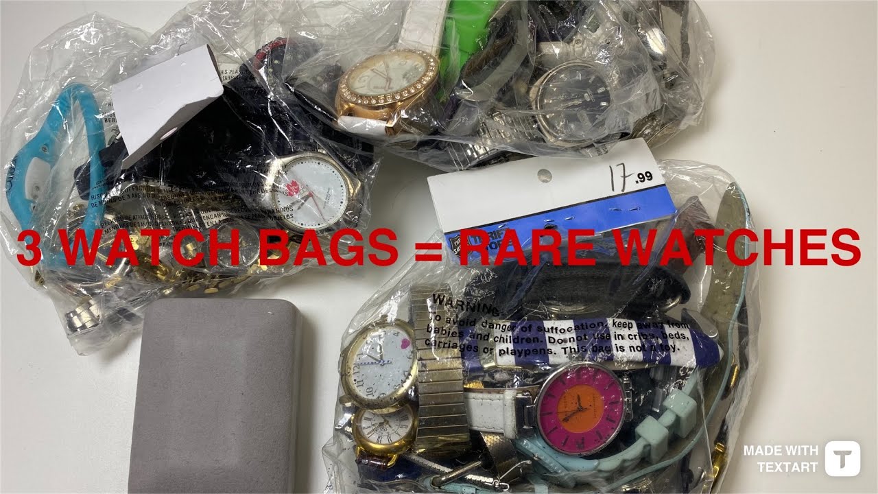 3 huge watch bags = huge scores