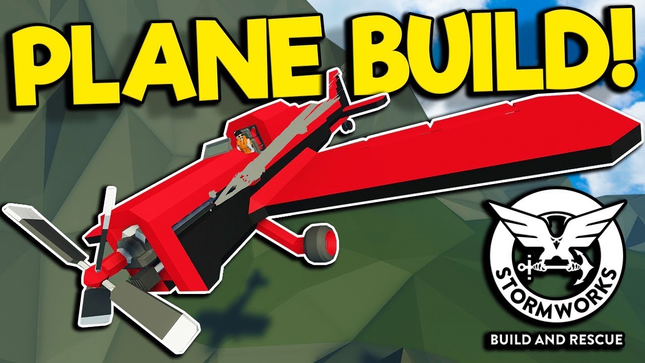 Building and Crashing My Custom Plane! - Stormworks: Build and Rescue Gameplay