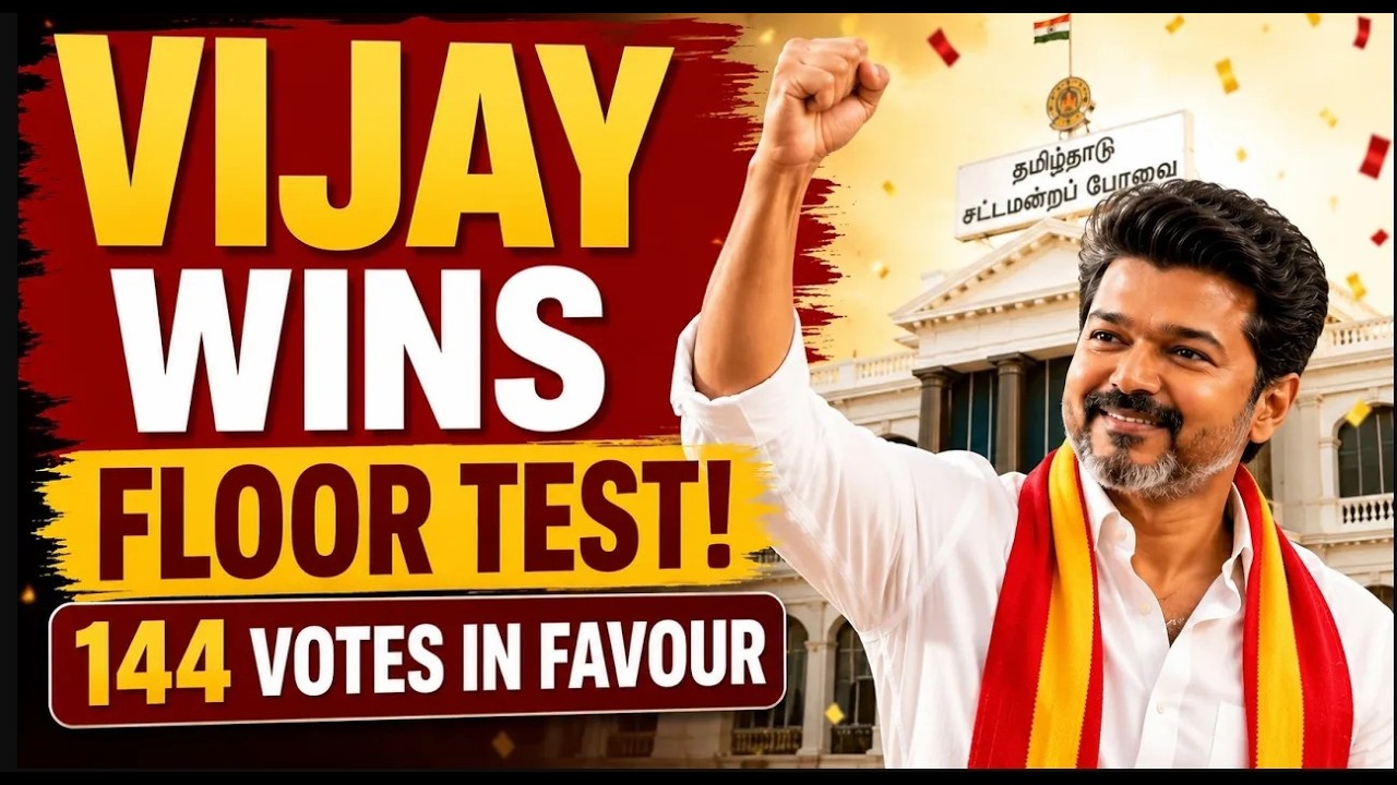 Vijay Wins Tamil Nadu Floor Test with 144 Votes | DMK Walkout, AIADMK Rebels Back TVK