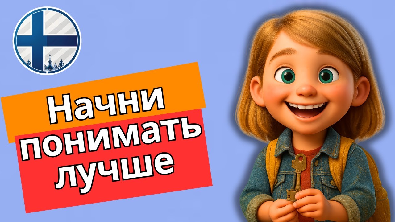 Простой финский рассказ для начинающих — «Пропавший ключ» | A1–A2 с субтитрами и переводом