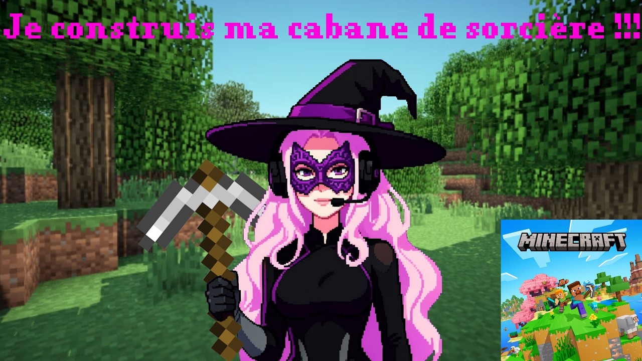 Minecraft serveur RP (épisode 37) : Je construis ma cabane de sorcière !!!