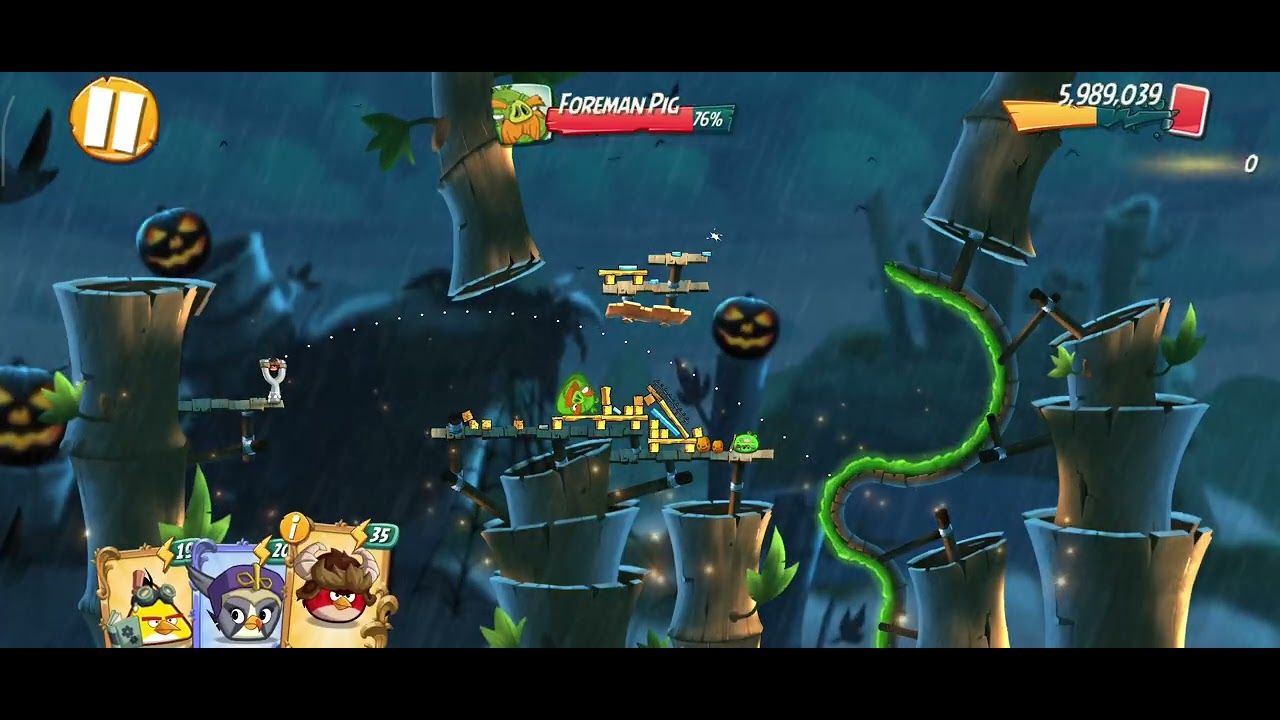 Angrybird2 king pig panic,big boss level 2️⃣9️⃣4️⃣pig city name(SNOTTING HILL) enjoy the gameplay 