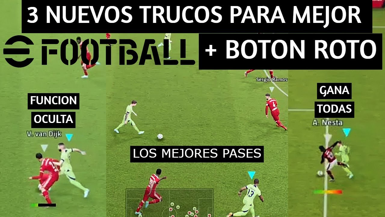 TUTORIAL 3 NUEVOS TRUCOS PARA MEJORAR EN efootball 2024