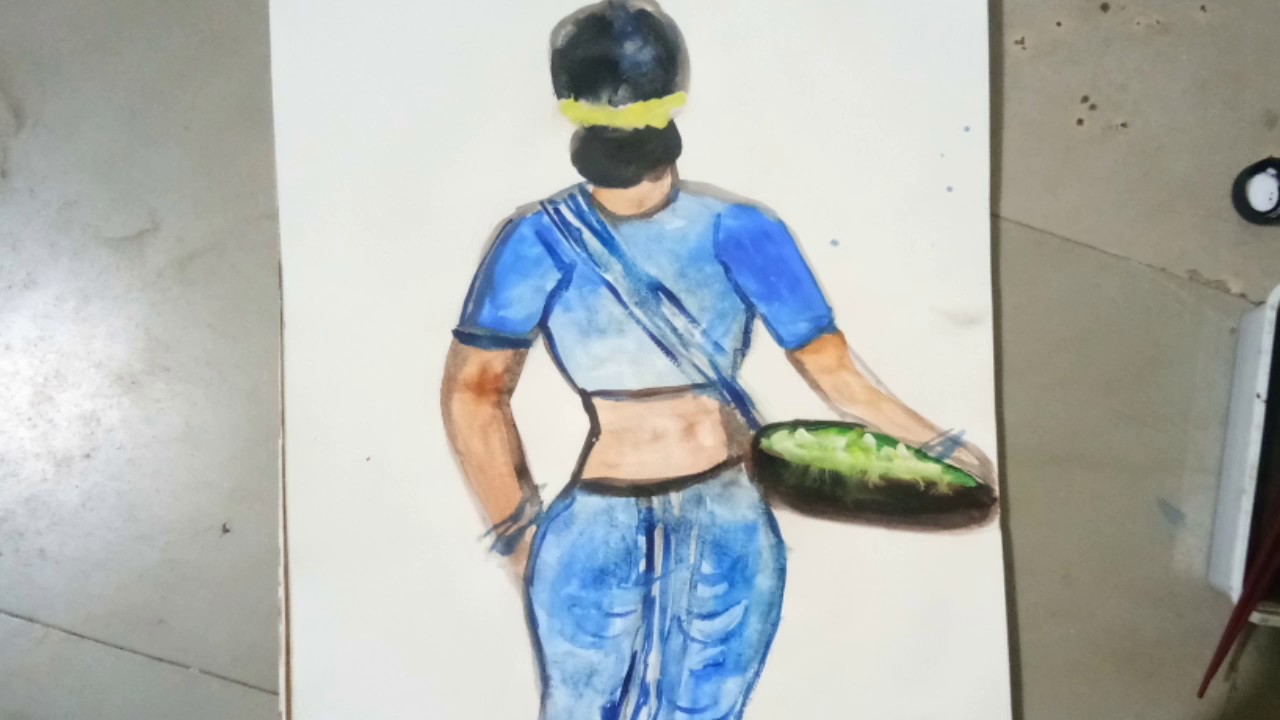 Water colour painting for beginners | Padmashali arts