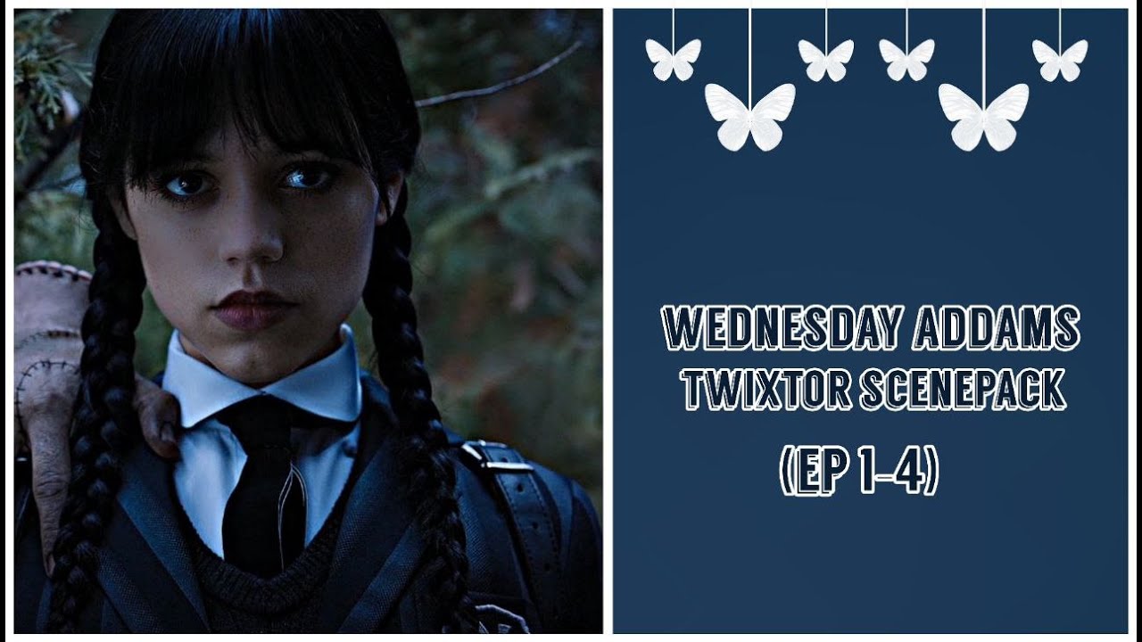 wednesday addams twixtor scenepack 1080p (wednesday ep 1-4)