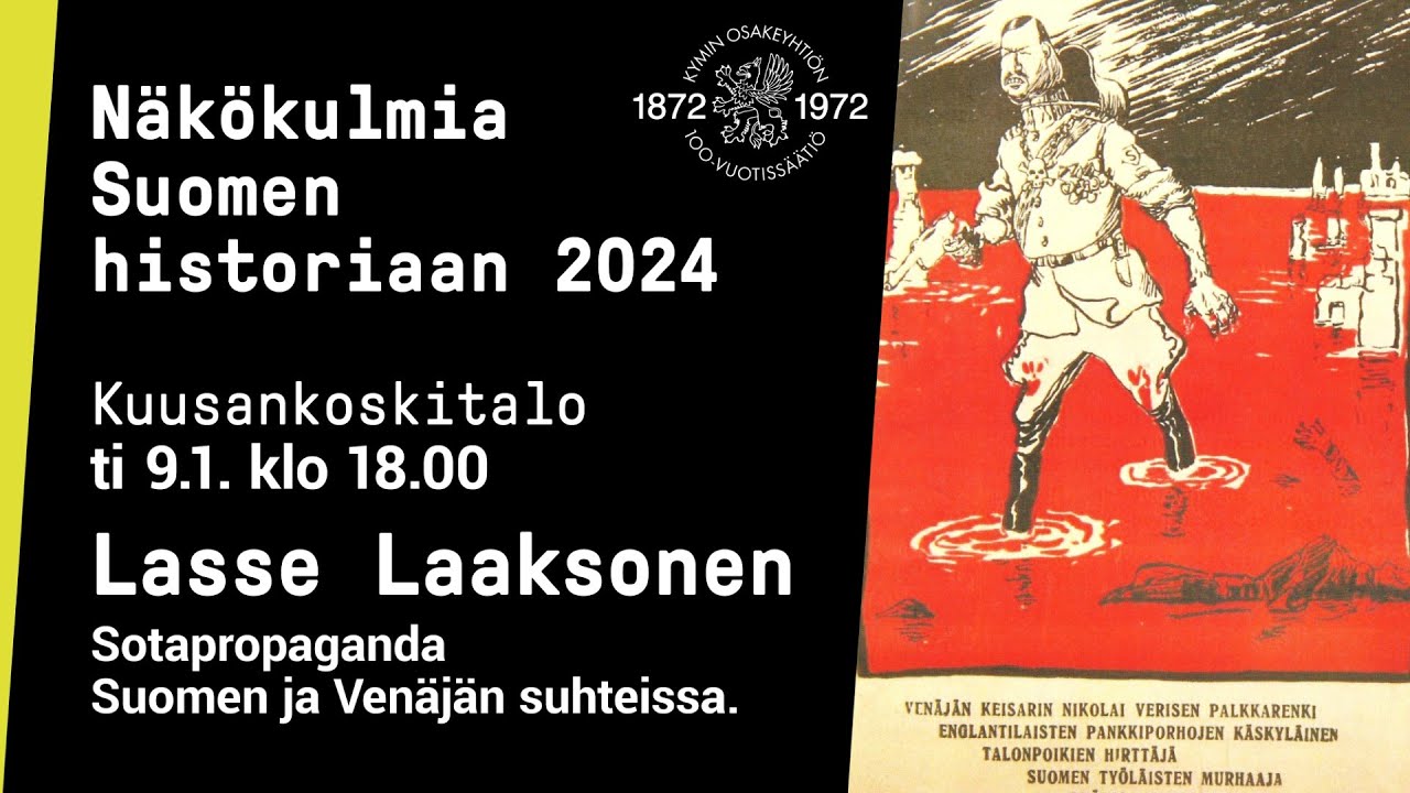 Näkökulmia Suomen historiaan 2024 - Lasse Laaksonen