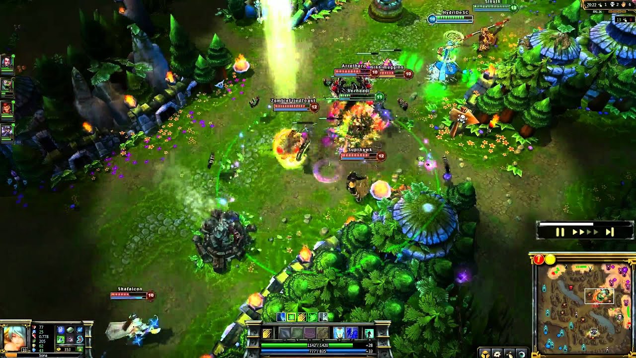 HydriDeSC: Sona Quadra Kill