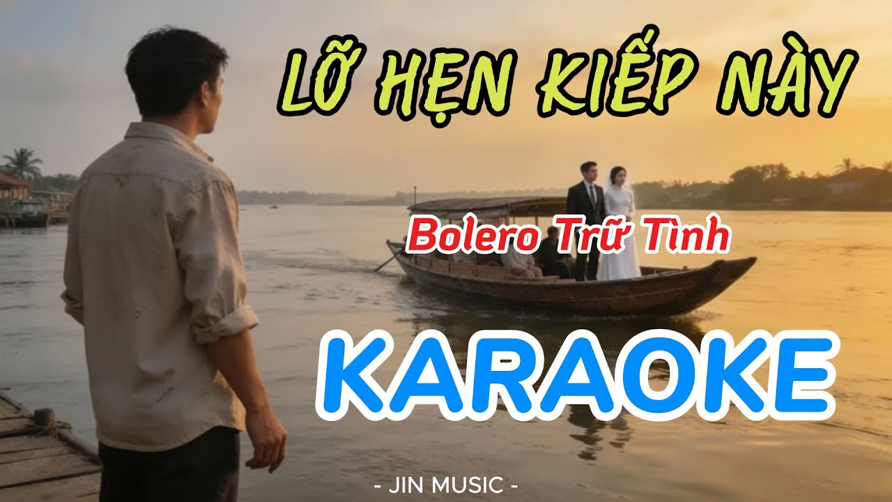[KARAOKE] LỠ HẸN KIẾP NÀY - Beat Chuẩn | Nhạc Bolero Trữ Tình Hay Mới Nhất | Jin Music