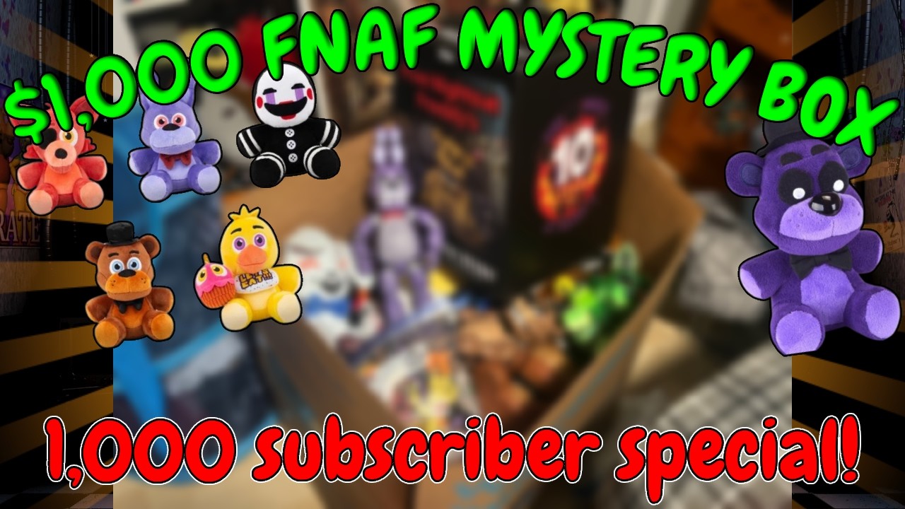 I unboxed a $1000 Five Nights at Freddy's MYSTERY BOX! + TOY HUNTS (Jazwares, Funko, Youtooz) + MORE