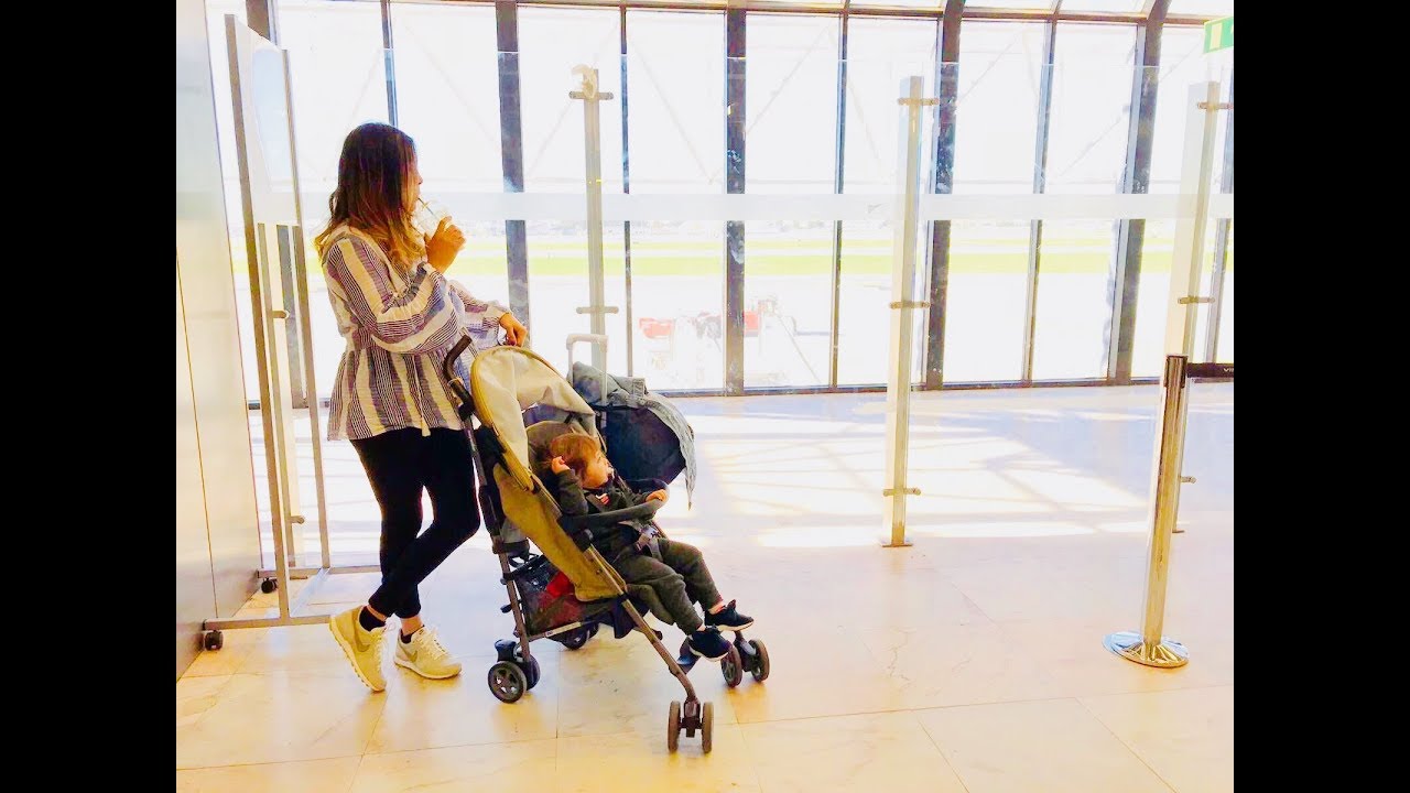 VLOG: Avião com a Baby sozinha, Viagem internacional.