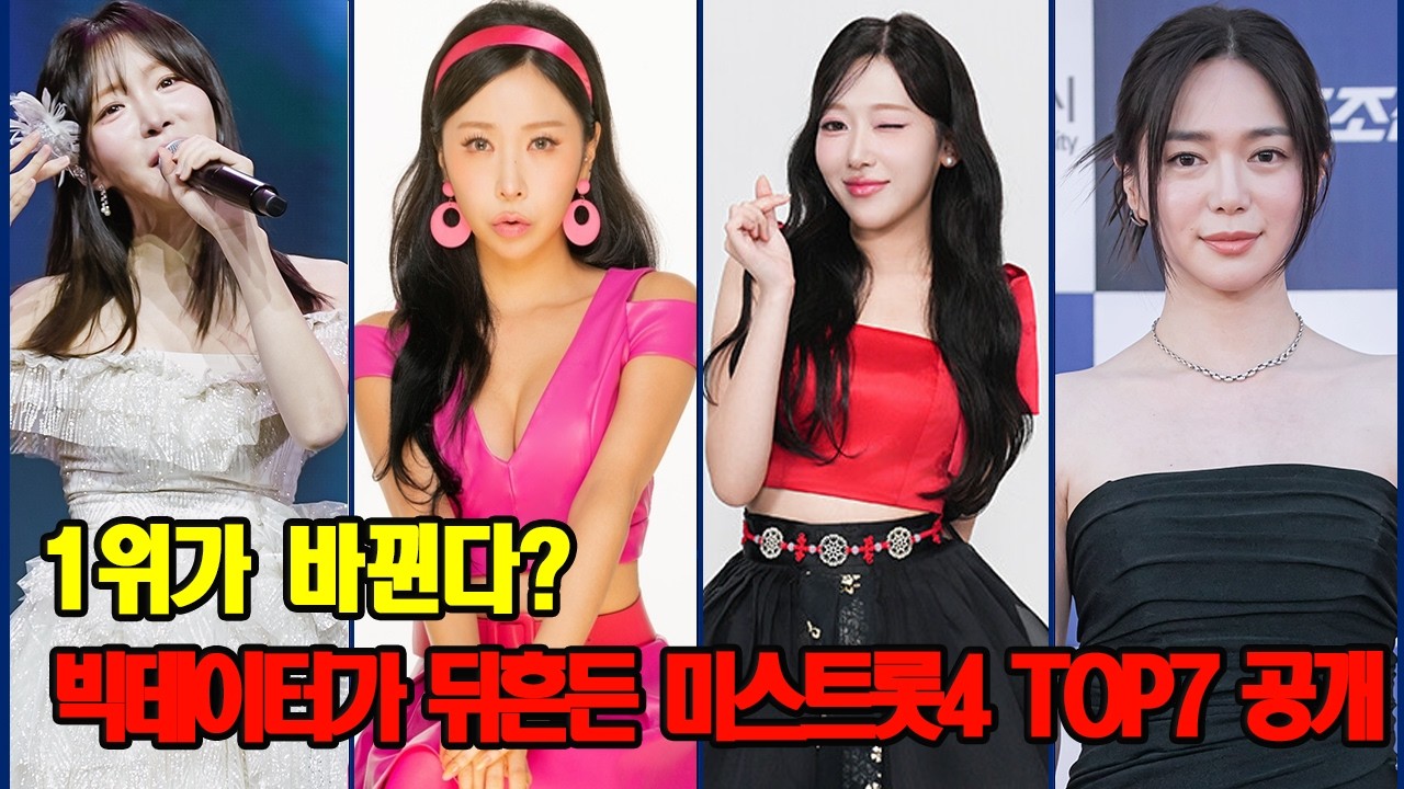 1위가 바뀐다?빅데이터가 뒤흔든 미스트롯4 TOP7 공개