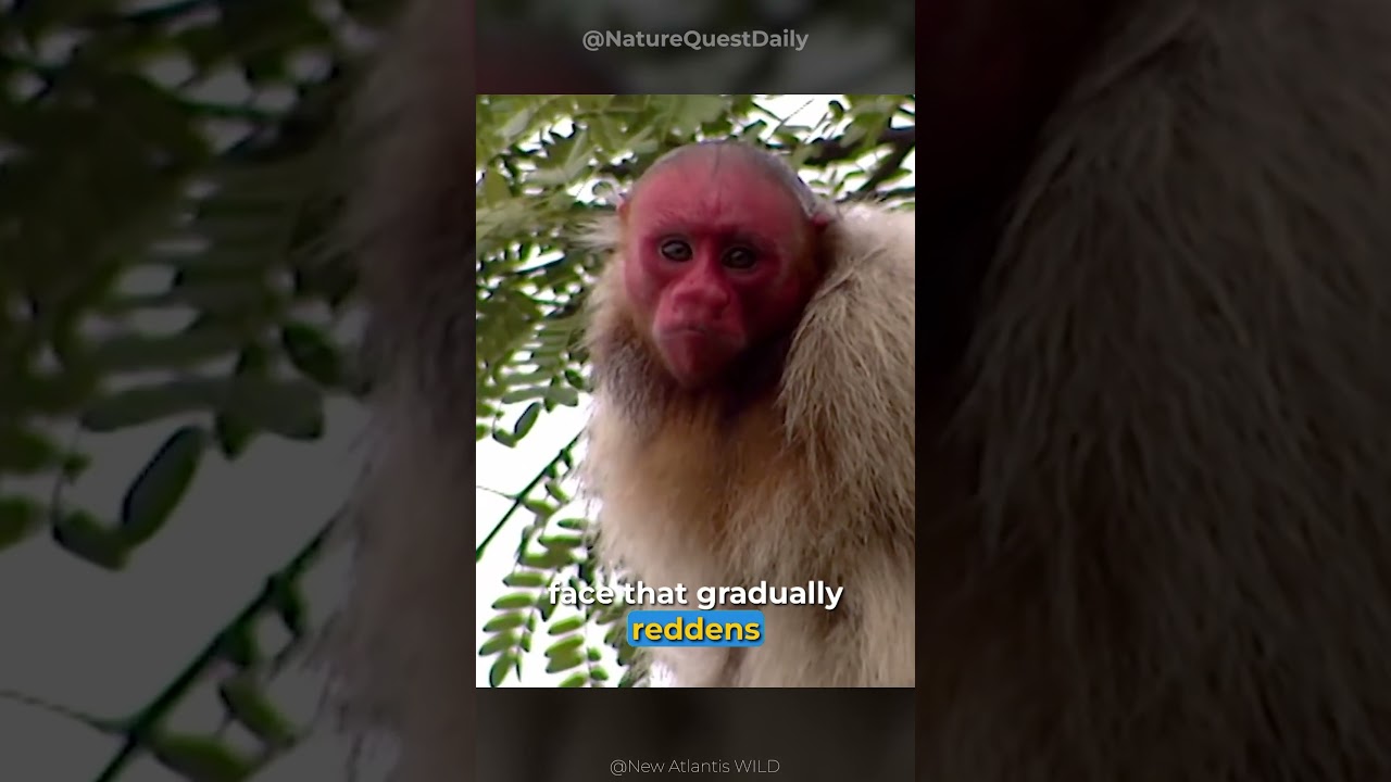 Bald Uakari | Nature Quest Daily | #shorts
