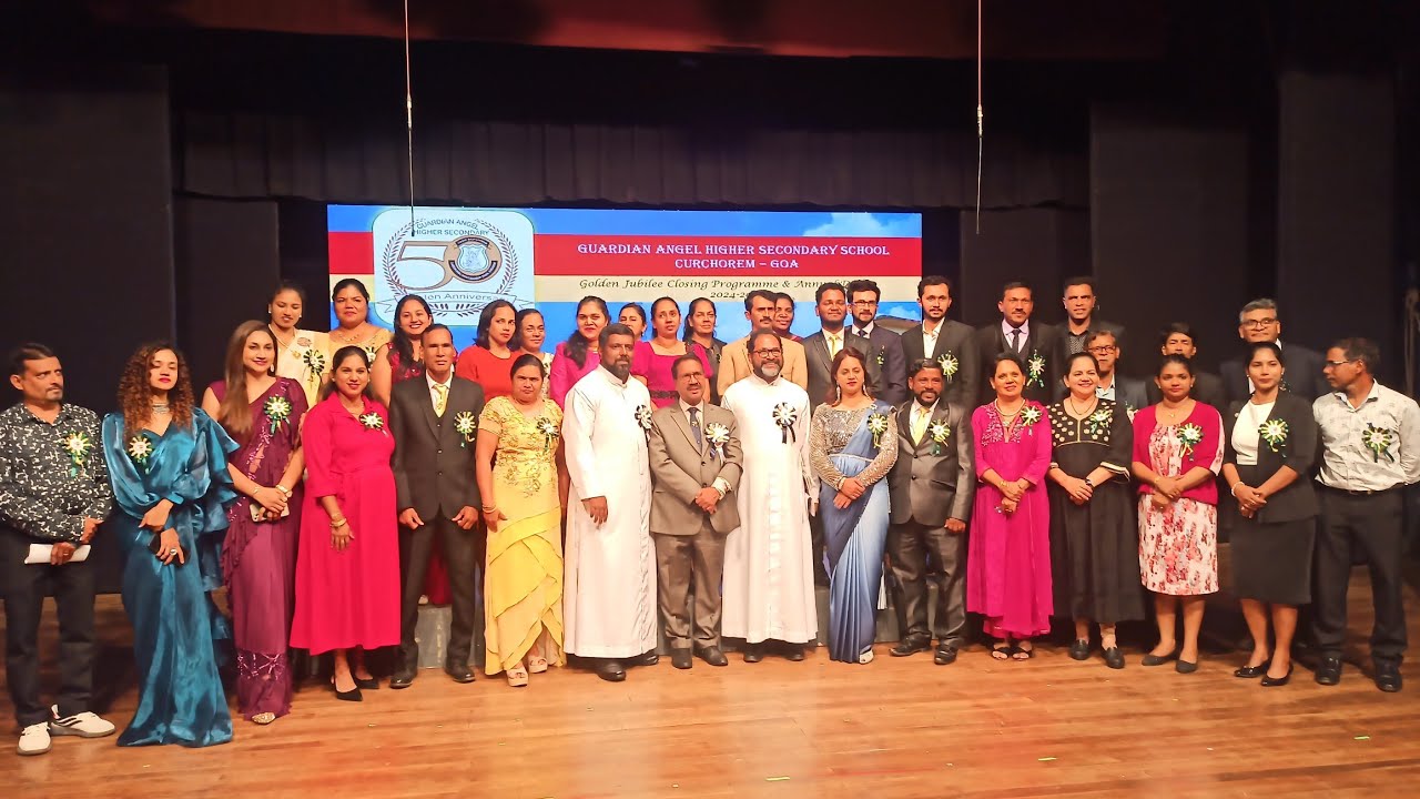 Guardian Angel Higher Secondary School Curchorem Goa, Glimpses of Annual Day, Golden Jublee Closing