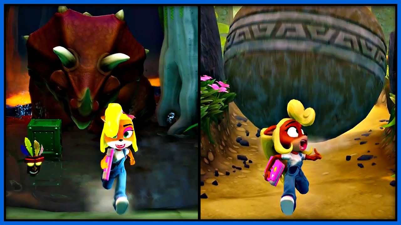Crash Bandicoot N. Sane Trilogy - All Chase Levels (Coco Bandicoot) 4K 60FPS