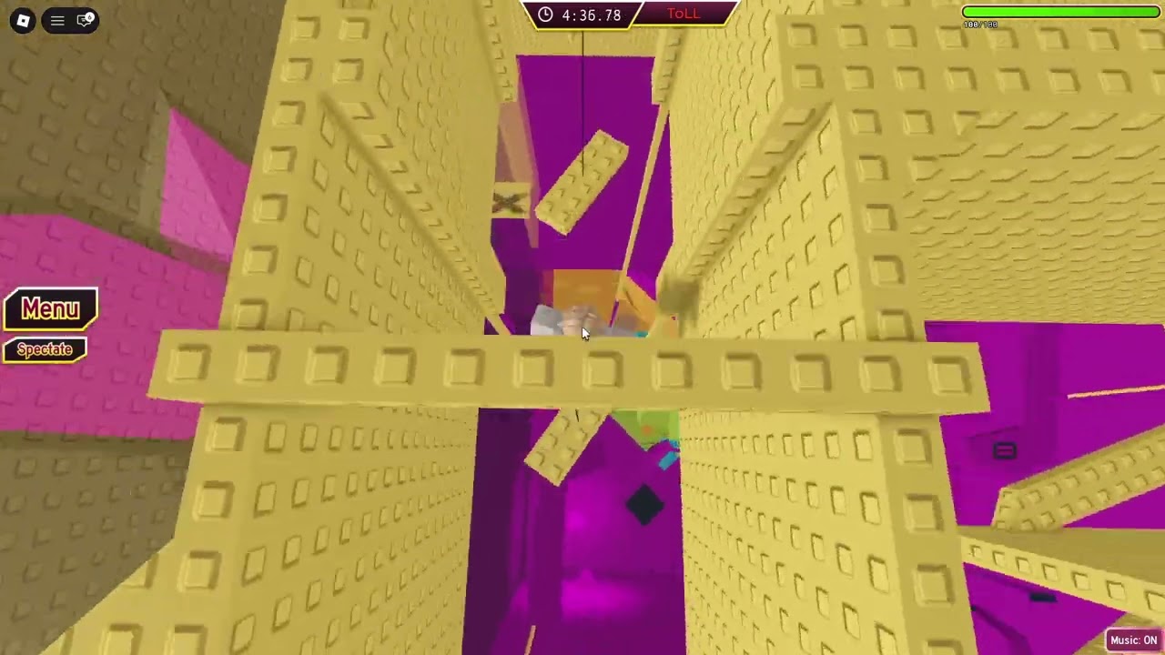 roblox etoh | tower of leaning ledges - keyboard asmr