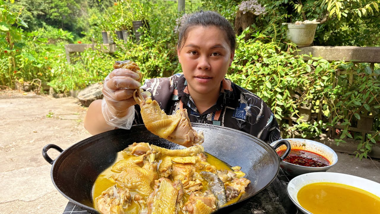 今天简单做一锅清炖鸡吃过瘾 Today, make a delicious stewed chicken